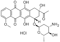 (8S-順式)-8-乙?；?10-[(3-氨基-2,3,6-三去氧-ALPHA-L-阿拉伯吡喃糖基)氧基]-7,8,9,10-四氫-6,8,11-三羥基-1-甲氧基并四苯-5,12-二酮鹽酸鹽