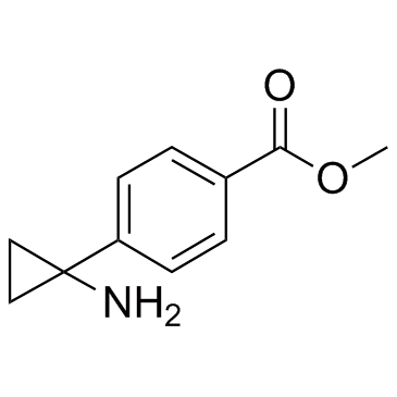 Benzoic acid, 4-(1-aminocyclopropyl)-, methyl ester