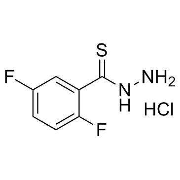 Benzenecarbothioic acid, 2,5-difluoro-, hydrazide, hydrochloride (1:1)