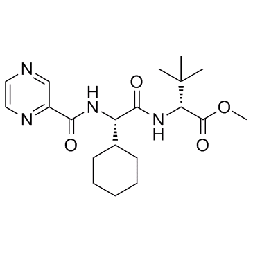 D-Valine, (2S)-2-cyclohexyl-N-(2-pyrazinylcarbonyl)glycyl-3-methyl-, methyl ester