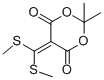 5-[BIS(METHYLSULFANYL)METHYLENE]-2,2-DIMETHYL-1,3-DIOXANE-4,6-DIONE