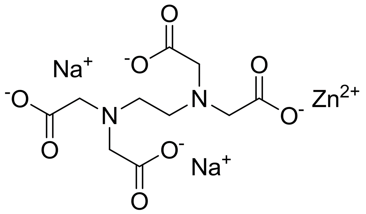 乙二胺四乙酸鋅鈉鹽水合物